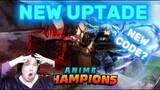 Anime champions New Update 18 here !!! { Галзуууу !! }
