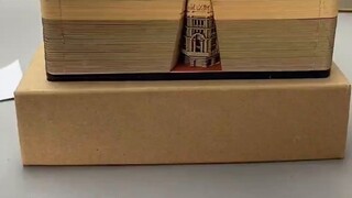 Three-dimensional note paper, Shanghai Bund. short video