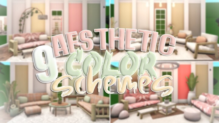 9 Aesthetic Color Schemes | BLOXBURG