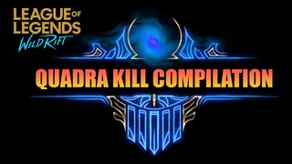 QUADRA KILL COMPILATION - WILD RIFT