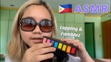 ASMR | FAST tapping & rambling | tagalog