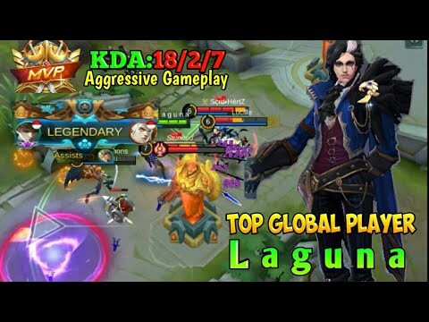 Gusion Top Global Player | Aggressive Gameplay By L a g u n a | Mobile Legends Bang Bang