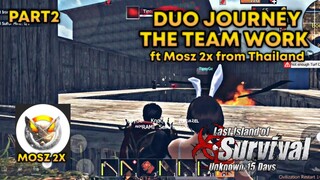 THE TEAM WORK Duo Journey PART2 • Last Island Of Survival