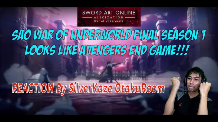 Reaction Sword Art Online War Of Underworld Final Season Ep 1 - OtakuRoom