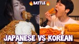 ASMR *JAPANESE VS KOREAN FOOD* MUKBANG 🥵🔥🤤