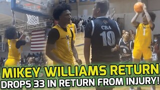 Mikey Williams Drops 30 BALL In His FIRST GAME Back From Injury! Game Goes Down To GAME WINNER! 🚨