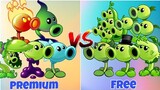 PVZ2 compare | Team premium Pea vs team free Pea | Which pea team will - MK Kids