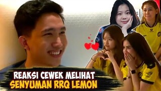 REAKSI CEWEK ESPORT MELIHAT SENYUMAN LEMON|| AUTO MELELEH!!