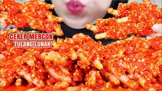 ASMR CEKER MERCON TULANG LUNAK HOT JELETOT | ULUL ASMR MUKBANG INDONESIA