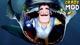 DARK BLOOP MOD!!! (Giant Whale Monster) | Hello Neighbor Gameplay (Mods)