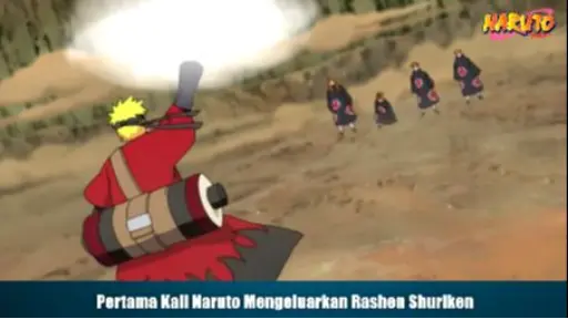 Epic!! Pertama Kali Naruto Mengeluarkan Rashen Shuriken