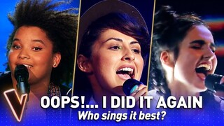 Three WILDLY different covers of Oops!... I Did It Again in The Voice | Who sings it best? #8