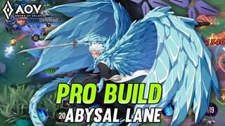 AoV : BRIGHT/TOSHIRO GAMEPLAY | PRO BUILD ABYSAL LANE - ARENA OF VALOR