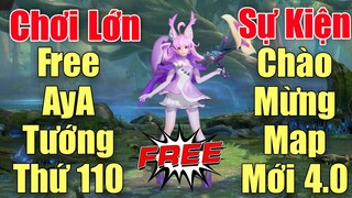 Garena chơi lớn Free vị tướng thứ 110 Aya để chào đón Chiến trường 4.0 - Trải nghiệm sự kiện bên TQ