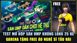 Free Fire | Mở Hộp Săn UMP Khủng Long 25 Kim Cương Và Cái Kết - Garena Tặng FREE Áo Nghệ Sĩ Tấu Hài