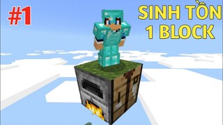 MINECRAFT SINH TỒN 1 BLOCK || #1 MỞ ĐẦU TRÊN PC CÓ NHIỀU SỰ THÚ VỊ