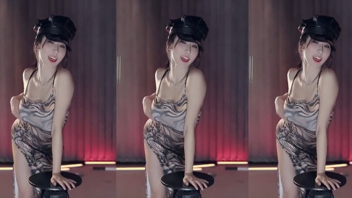 Bingkai 4k60 eksklusif klip tarian macan tutul seksi Xiaoshener