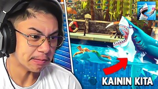 ANG SARAP PALA NG TAO?!?!  - Hungry Shark World