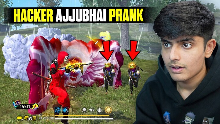 FAKE AJJUBHAI HACKER PRANK😂 | GARENA FREE FIRE