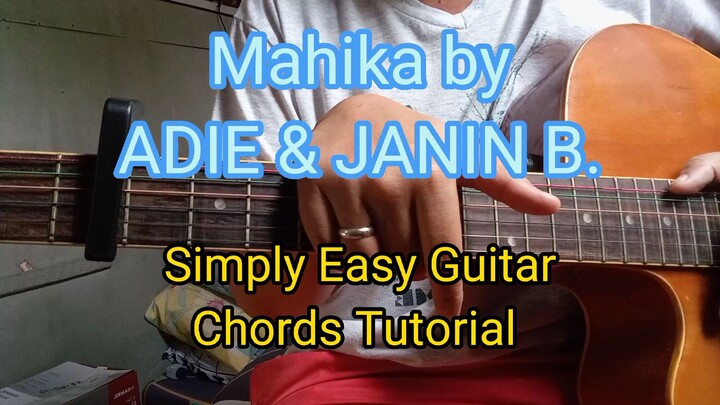 Mahika by Adie and Janine Berdin l Easy and Simple Acoustic Guitar Chords Tutorial #guitartutorial