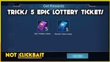 GET FREE 5 TICKETS! MUST WATCH THIS LEGIT! PARTY BOX • Mobile Legends 2020