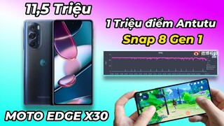 1 Triệu điểm Antutu! Moto EDGE X30: Snapdragon 8 Gen 1, 576Hz, 5000mAh, 68W giá từ 11,5 Triệu!