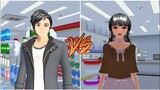 MOM VS DAD AT SHOPPING! | Sakura School Simulator
