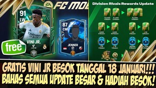 📌GRATIS VINI JR 91!! BAHAS TUNTAS UPDATE REWARD RIVAL DIVISI & NATIONAL VALOUR EA SPORT FC 24 MOBILE