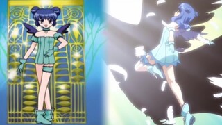 Tokyo Mew Mew New and Old Version Transformation: Mint Mew Mew