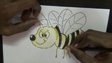 Draw Cartoon Big Bee