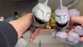 Recreate Pikachu vs. Onix in a 1/20 world, JB Studio Onix/Crystal Onix unboxing review