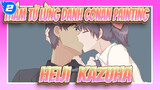 [Thám tử lừng danh Conan Vẽ máy tính bảng] Heiji & Kazuha / Ngày hôn thế giới_2