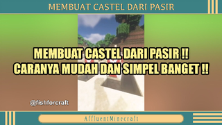 MEMBUAT CASTLE DARI PASIR ❓❓❗❗