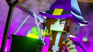 My GIRLFRIEND is a WITCH !? || Minecraft Academy