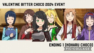 Sword Art Online Integral Factor: Valentine Bitter Choco 2024 Event Ending 1 (Koharu Choco)