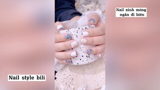 Nail xinh móng ngắn đi biển