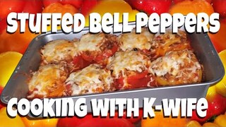 Cooking with Amber Stuffed Bell Peppers YUM!