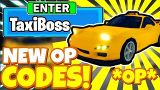 (MARCH) *2022* ALL NEW SECRET OP CODES! In Roblox Taxi Boss