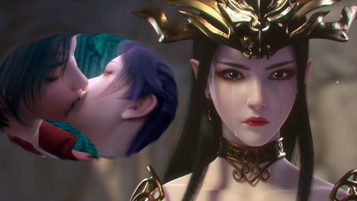 Medusa khóc khi nhìn thấy Tiêu Viêm hôn Vân Vận!
