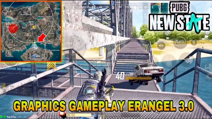 PUBG: NEW STATE - New Erangel 2051 | 4K Ultra Graphics Gameplay.