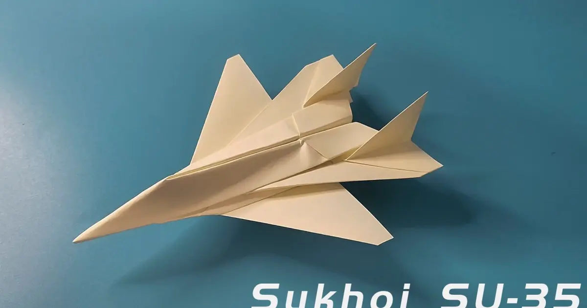 Gấp máy bay giấy SU-35 trông có vẻ khó khăn, nhưng nếu bạn là một người yêu thích nghệ thuật giấy, chắc chắn bạn sẽ thích thú với điều này. Hãy xem hình ảnh liên quan đến chủ đề này và học cách gấp một chiếc máy bay giấy thú vị nhất!