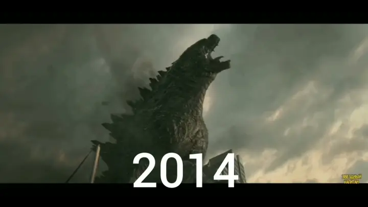 Evolution of Godzilla 1984 vs 2014 vs 2021