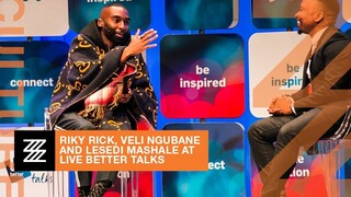 Riky Rick, Veli Ngubane and Lesedi Mashale at Live Better Talks