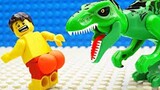 Lego Stop Motion Dinosaur Jurassic Adventure