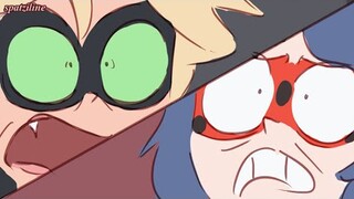 Ladybug and Chat Noir being ridiculously oblivious [Miraculous Ladybug Comics]