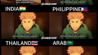 Jujutsu kaisen dub Arab Thai India Philippines English