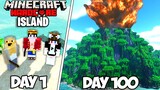 I Survived 100 Days on an ISLAND in Minecraft