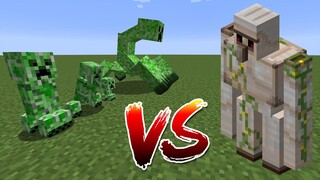 Iron Golem vs All Creepers