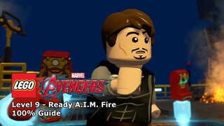 #9 Ready A.I.M. Fire 100% Guide - LEGO Marvel's Avengers