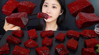 [ONHWA] The sound of chewing raw beef spleen!